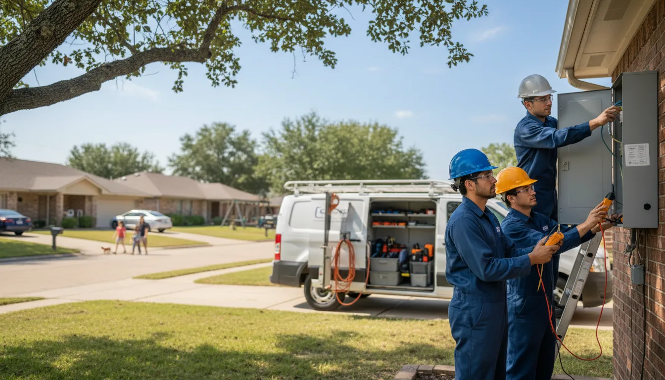 Certified electrician providing emergency electrical services in Eagle Lake, TX